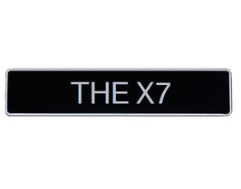BMW Kennzeichen-Typenschild THE X7