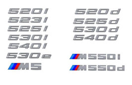 Original BMW 5er Emblem Plakette Schriftzug