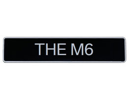 BMW Kennzeichen-Typenschild THE M6