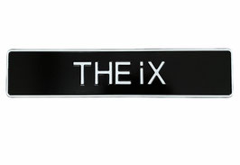 BMW Kennzeichen-Typenschild THE iX