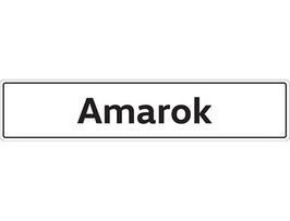 VW Amarok Kennzeichen-Typenschild