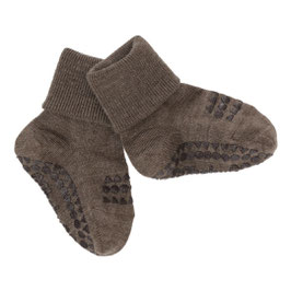 6/12 MOIS - GOBABYGO Chaussettes antidérapantes pour bébé en laine, marron