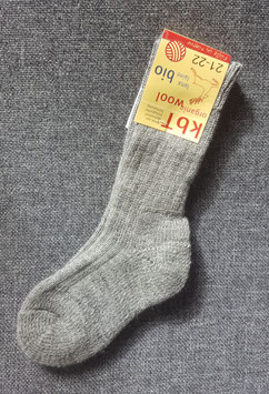 HIRSCH NATUR Chaussettes épaisses pour bébé enfant en laine, gris 1148