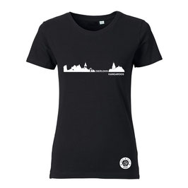 KANGAROOS T-Shirt Women schwarz mit Skyline Logo