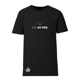 KANGAROOS T-Shirt schwarz mit WIN AS ONE Logo