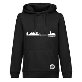 KANGAROOS Hoodie schwarz mit Skyline Logo