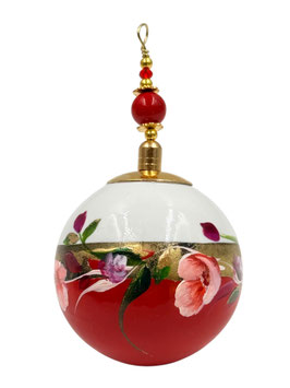 Boule peinte main – Porcelaine –   Réf. PPM 02