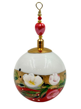 Boule peinte main – Porcelaine – Réf. PPM04