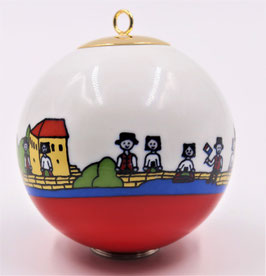 Boule de Noël " La petite France"