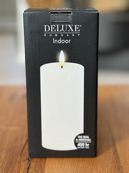 DELUXE LED-Kerze 7,5cm x 15cm