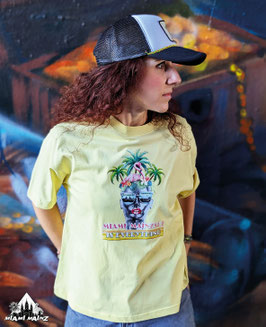 Miami Mainzset_Kürzer geschnittenes Oversized Baumwollshirt