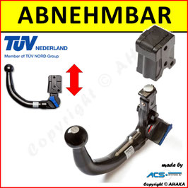 Anhängerkupplung abnehmbar für Hyundai i40 Bj. 2011 - 2015