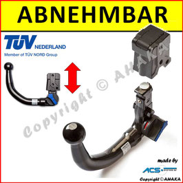 Anhängerkupplung abnehmbar (vertikal) für Audi A4 B5 Bj. 95-01