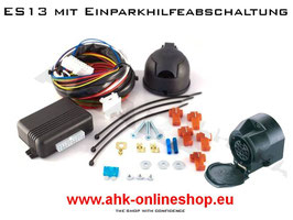 Chrysler Voyager IV RG Stow'n Go Bj. 2005-2008 Elektrosatz 13 polig universal Anhängerkupplung mit EPH-Abschaltung