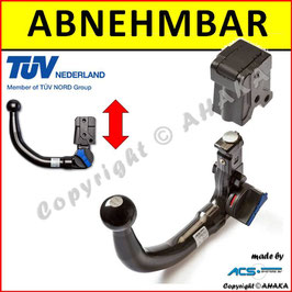 Skoda Octavia I Bj. 1996-2010 Anhängerkupplung abnehmbar vertikal