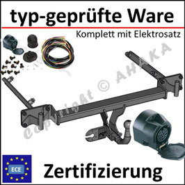 BMW 3-er E36 Compact Bj. 1994-2000 Anhängerkupplung starr mit geschraubtem Kugelkopf - mit Elektrosatz 13 polig