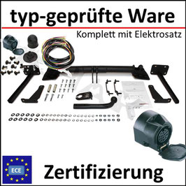 BMW 3er E36 Bj. 1990-2000 Anhängerkupplung starr mit geschraubtem Kugelkopf - mit Elektrosatz 13 polig