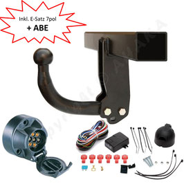 Komplettsatz - Anhängerkupplung mit Elektrosatz 7 polig universal  Audi A7 C7 Bj. 2010 - 2014