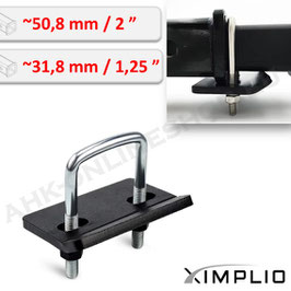 Hitch Clamp U-Spannklemme für 2- und 1 ¼ Zoll Einschub von XIMPLIO