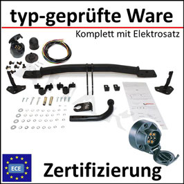 BMW 5er E39 Bj. 1995-2003 Anhängerkupplung starr mit geschraubtem Kugelkopf - mit Elektrosatz 7 polig