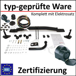 BMW 5er Bj. 1997-2004 Anhängerkupplung starr mit geschraubtem Kugelkopf - mit Elektrosatz 13 polig