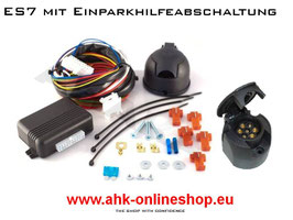 Jeep Cherokee Bj. 1984-2001 Elektrosatz 7 polig universal Anhängerkupplung mit EPH-Abschaltung