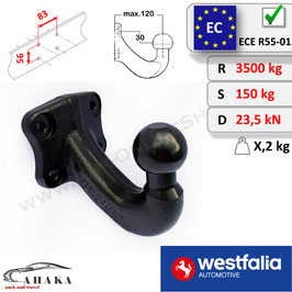 329 062 Kupplungskugel mit Halterung 56 x 83 mm von Westfalia Automotive