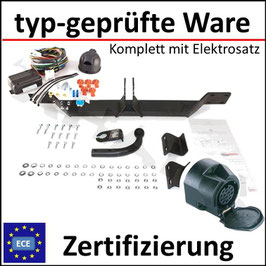 BMW 5er E60 / E61 Bj. 2004-2010 Anhängerkupplung starr mit geschraubtem Kugelkopf - mit Elektrosatz 13 polig