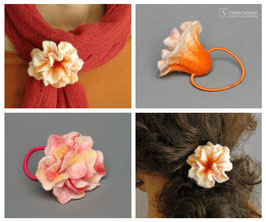 Haarblüten / Schalhalter