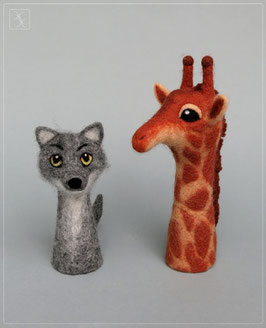 Wolf und Giraffe