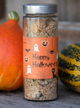 Bio-Dinkelmüsli mit Marillen und Kürbiskernen 160g - Happy Halloween