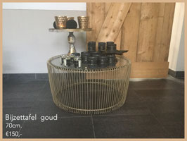 bijzettafel goud