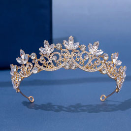 Diadem Gold Strass Art.7587