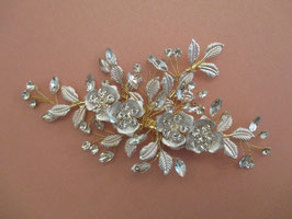 Haarklammer Blumen Strass Art.21623