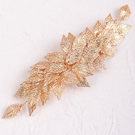 Haarklammer Gold Vintage Haarschmuck Hochzeit Art. N7286-G