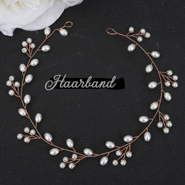Haarband Perlen Art.9628-Rosegold