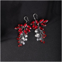 Ohrringe Rot Perlen Art.8887