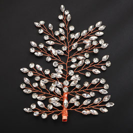 Haarklammer Strass Art.48336-Rosegold