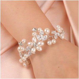 Armband Perlen Strass Art.8891-S