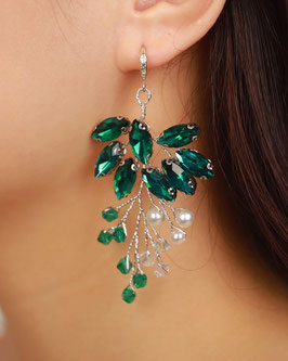 Ohrringe Grün Perlen Art.8886