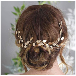 Haarband Gold Art.2730 Haarschmuck Hochzeit