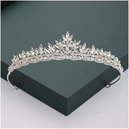 Diadem Braut Diadem Silber Haarschmuck Braut Haarschmuck Hochzeit Art.25875-S