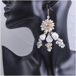 Ohrringe Blume Perlen Art.8844