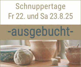 WE03/25 - Offene Schnuppertage 22-23.8. August 2025