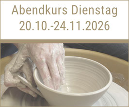 K009/26 - Abendkurs Dienstag , 20.10.-24.11., 6 Abende jeweils 18-20:30 Uhr.