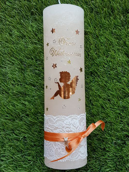 Weihnachtskerze Adventskalender Vintage WK-R3 / Farbe Apricot