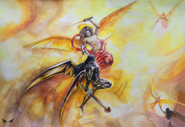 Painting 16,5Inch x 23,4Inch  Gemälde 42cm x 59,4cm DIN A2