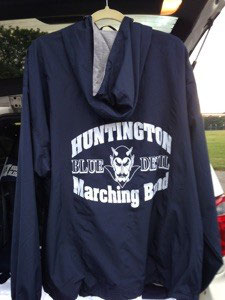 Portsmouth Hooded Lined Jacket with Marching Band Logo on back