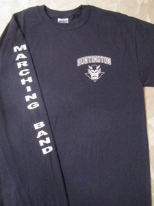 Navy Long Sleeve "Marching Band" T-Shirt