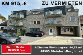 PLZ 48565 - Obj. -Nr. 1042 - 3-Zimmer-Wohnung (OG)